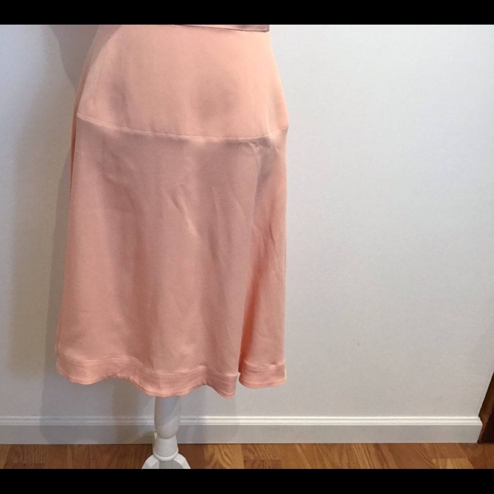 BALENCIAGA PARIS NWT A LINE DRESS NUDE PEACH SZ 6 - Picture 3 of 9